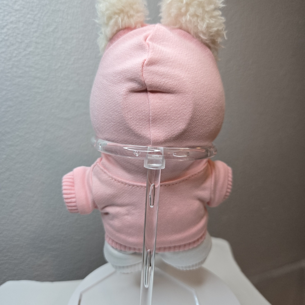 Labubu Pink Hooded Outfit With Bear Accessory - Picture 3 of 4